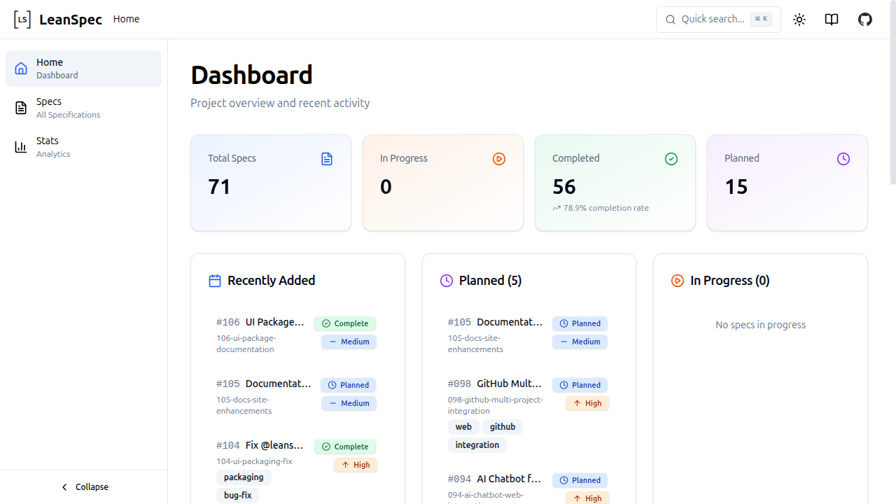 列表视图示例,突出筛选器和搜索框